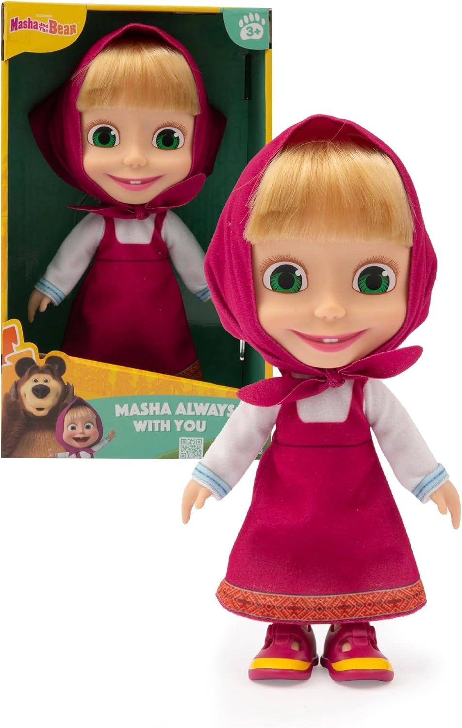 Giochi Preziosi Masha Doll - 23cm Summer Dress Classic Scarf