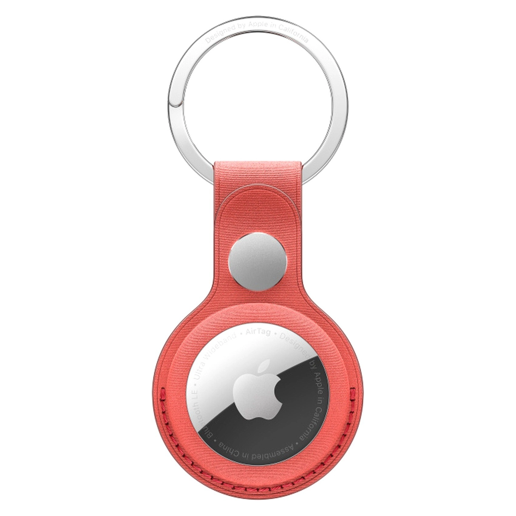 Apple AirTag FineWoven Key Ring - Coral