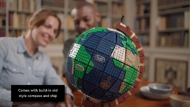 LEGO Ideas The Globe (21332) - Spinning Vintage Style