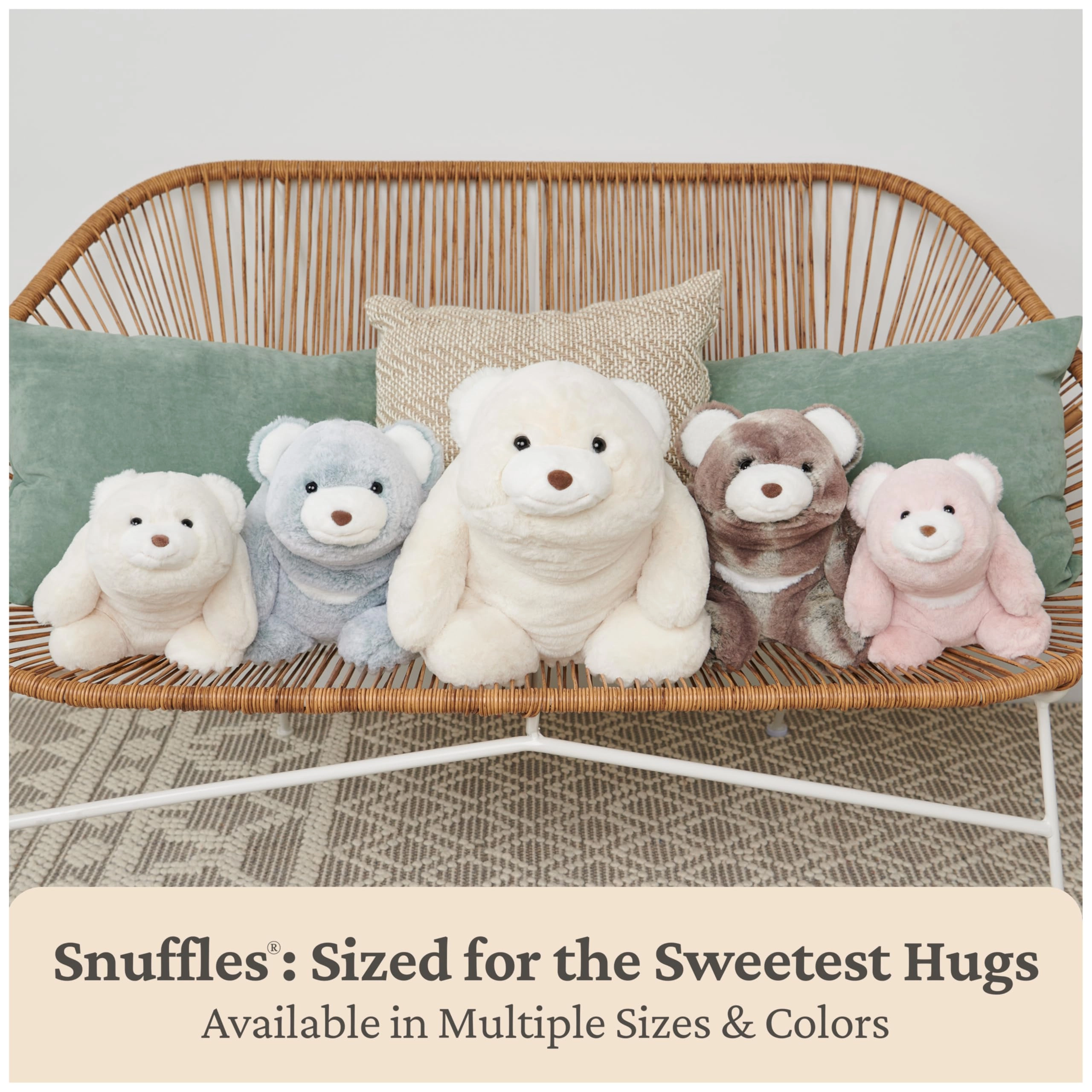 Snuffles Teddy Bear - 10” Gray