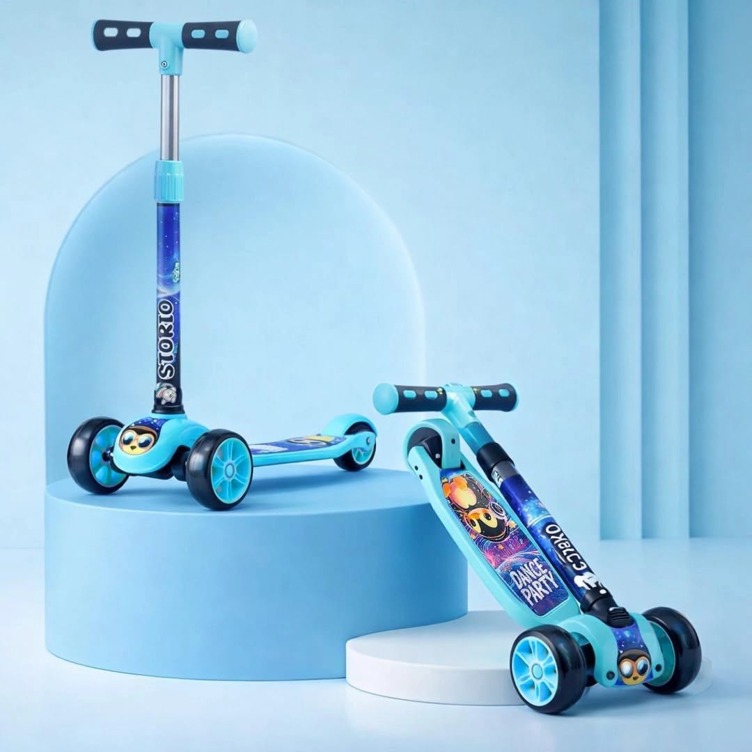 Storio, Storio Scooty - 3-Wheel Foldable Adjustable Handle
