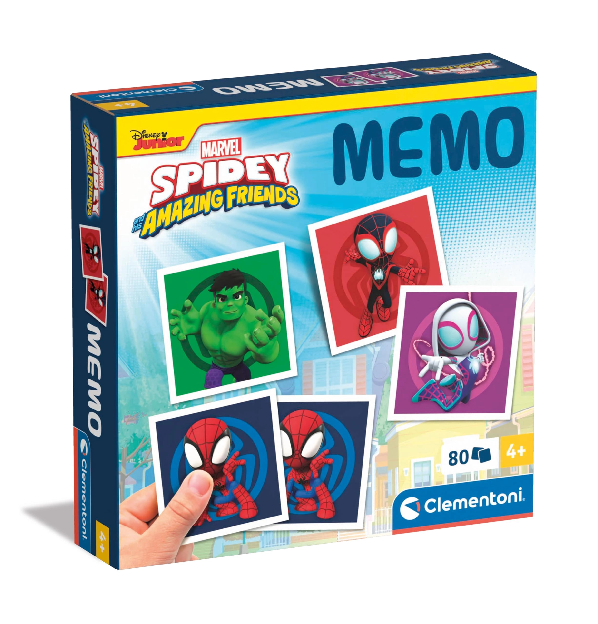 Clementoni Memo Marvel Spidey - 4 Years 80 pieces
