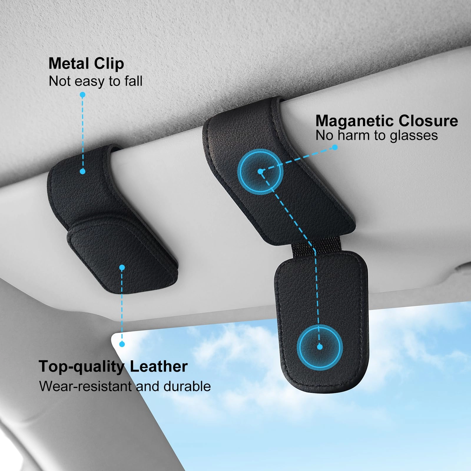 Sunglasses Holders for Car Visor