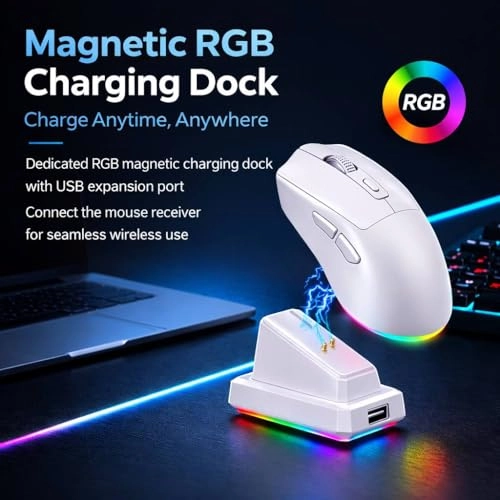 Wireless Gaming Mouse - Bluetooth 2.4G Wireless