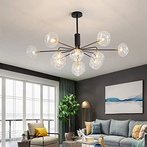 G9 Nordic Creative Glass Bubble Chandelier - 13 head Golden.