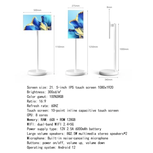 Mobile Portable TV - FHD 1080p 21.5 Inches