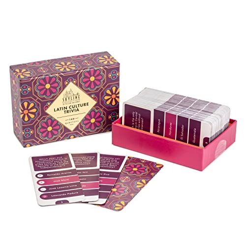 Latin Culture Trivia - English 5 years and up 140 cards