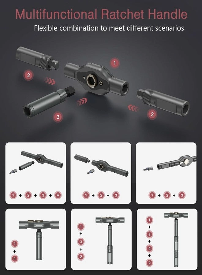 Ratchet Multi-Bit Screwdriver Set (42 Pcs)