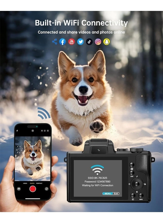 8K 88MP Vlogging Camera