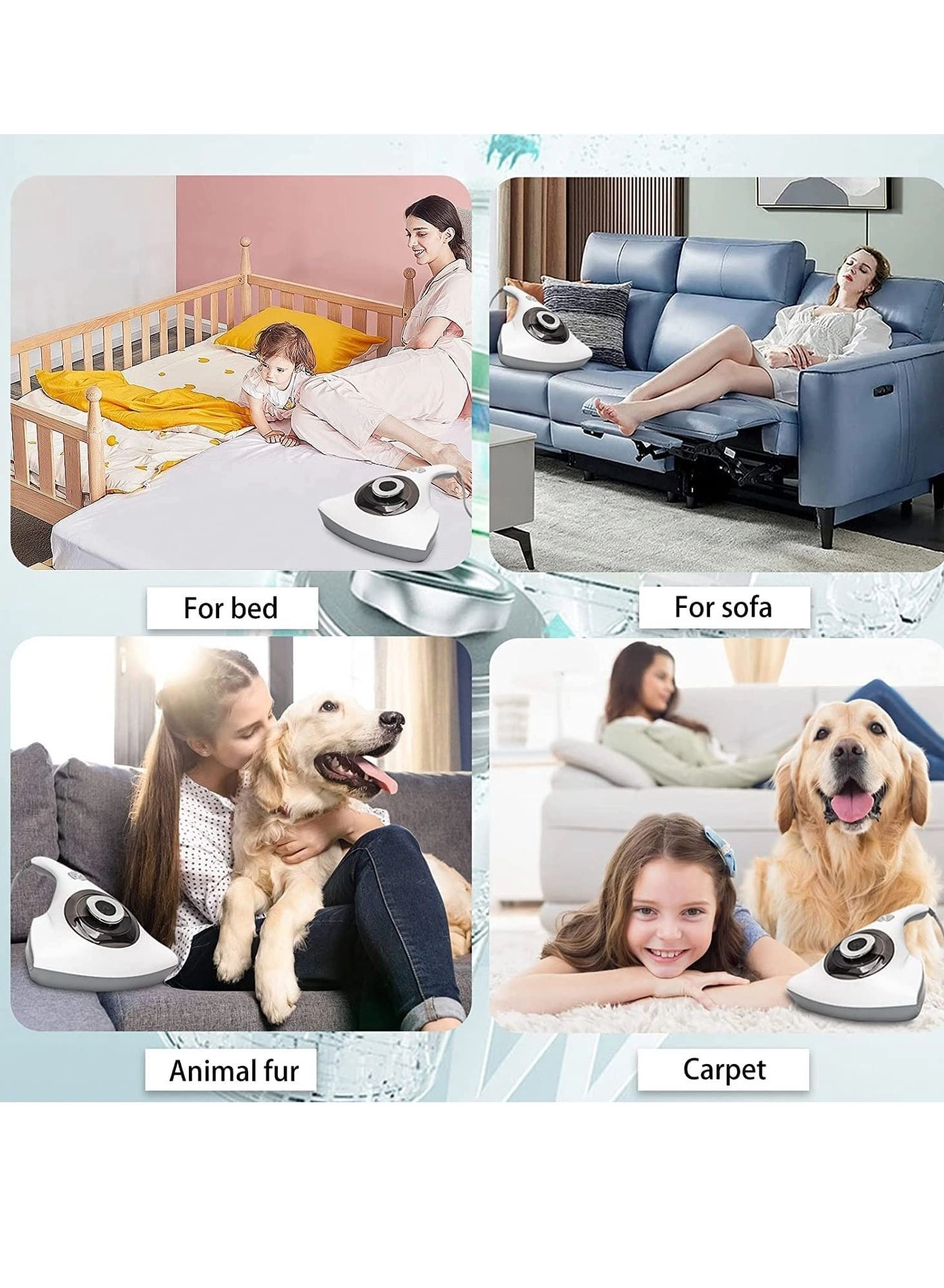 Bed Vacuum Cleaner - Handheld UV Wireless