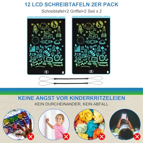 LCD Writing Board - 3+ years 2 pcs