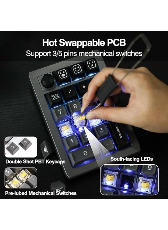 EK21 - VIA Programmable Bluetooth 5.0/2.4GHz Wired 1000mAh