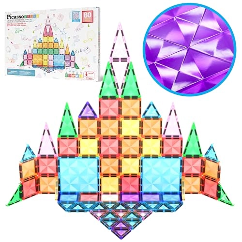 Magnetic Mini Diamond Tiles - 80 pcs