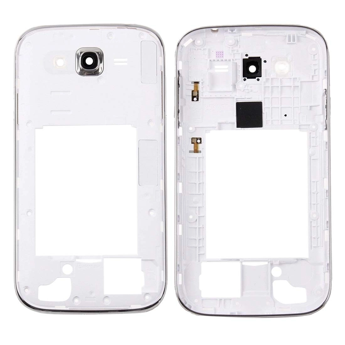 Zhongguiming Middle Frame Bezel/Back Plate Housing Camera Lens Panel - Samsung Galaxy Grand Neo Plus /i9060i(Single Card Version)