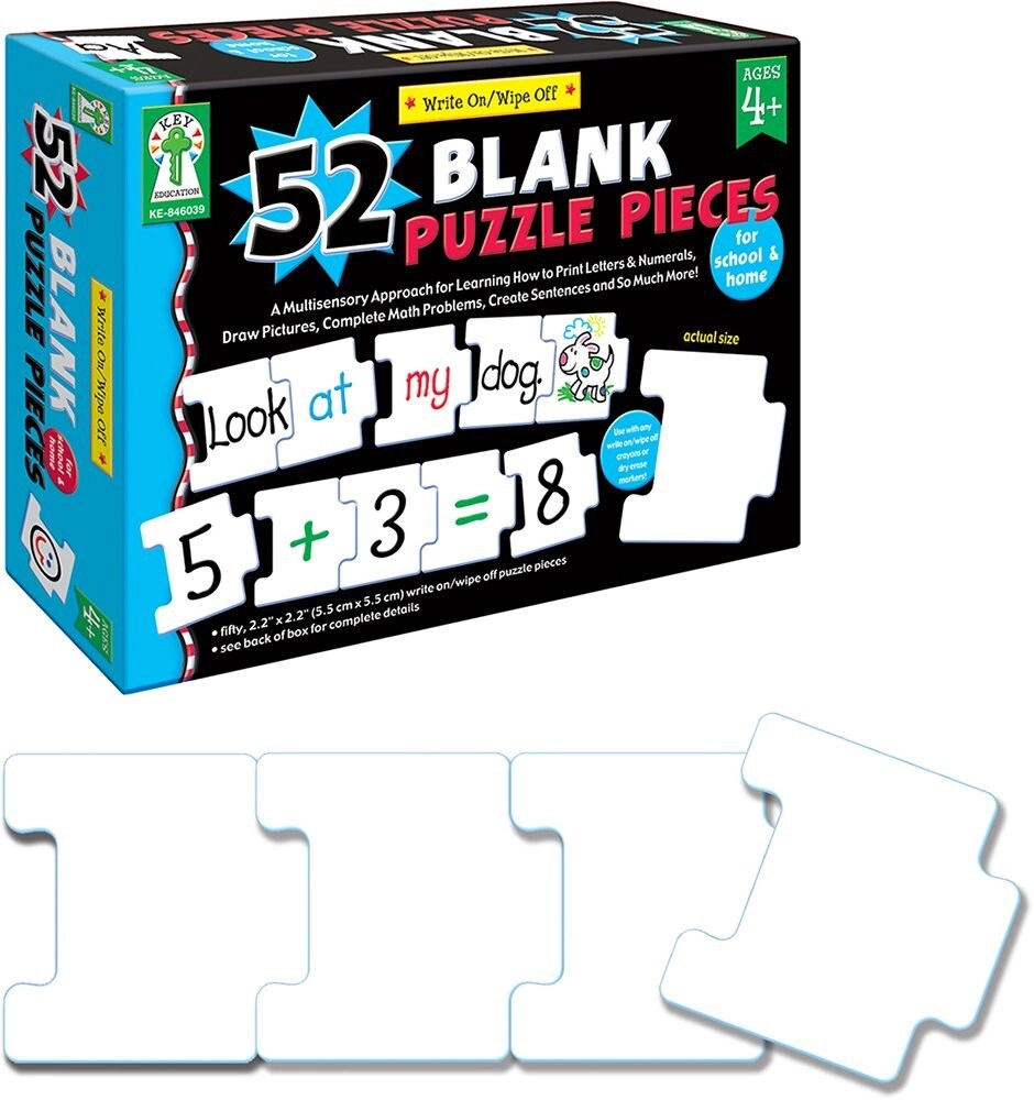 Carson Dellosa Education WriteOnWipeOff Puzzle - 52 pcs