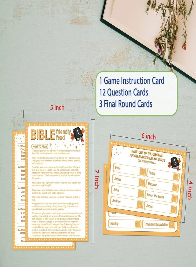 Bible Family Feud - Card Game Bible Trivia