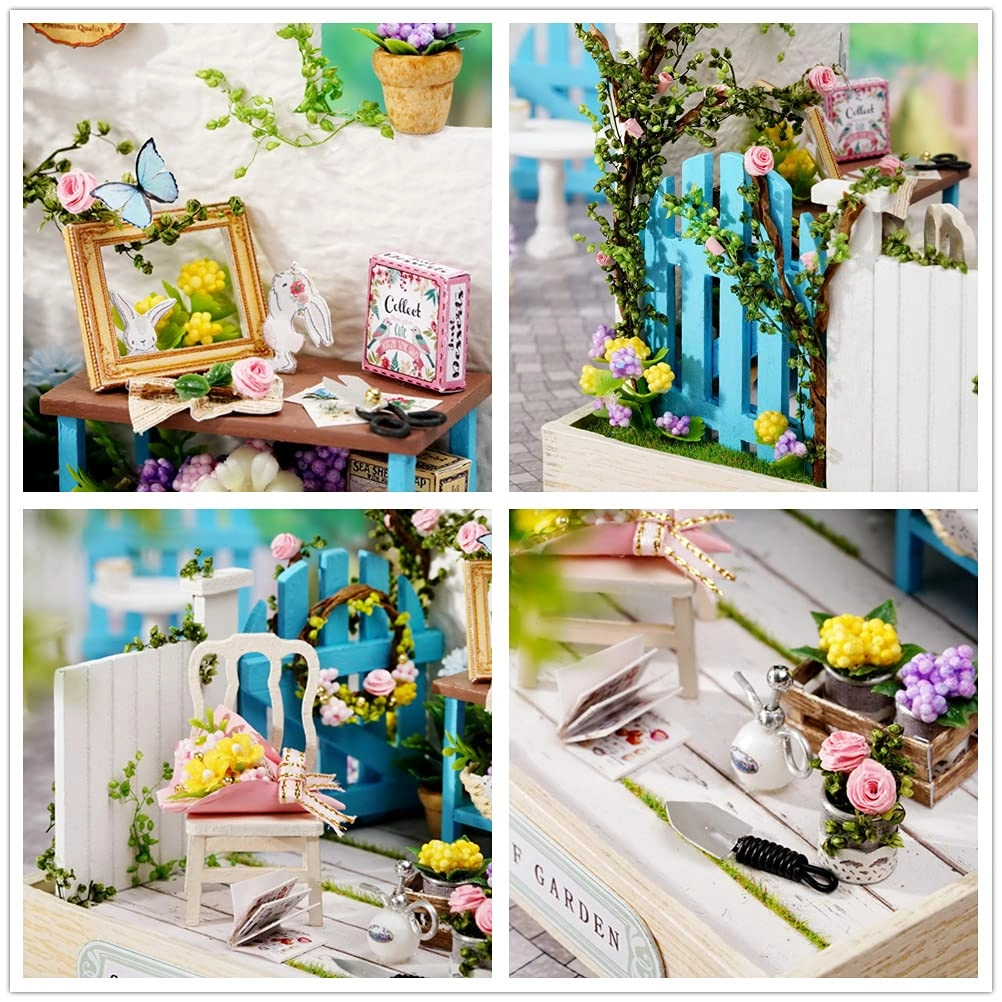 DIY Miniature House Kit - Vintage Coffee Shop
