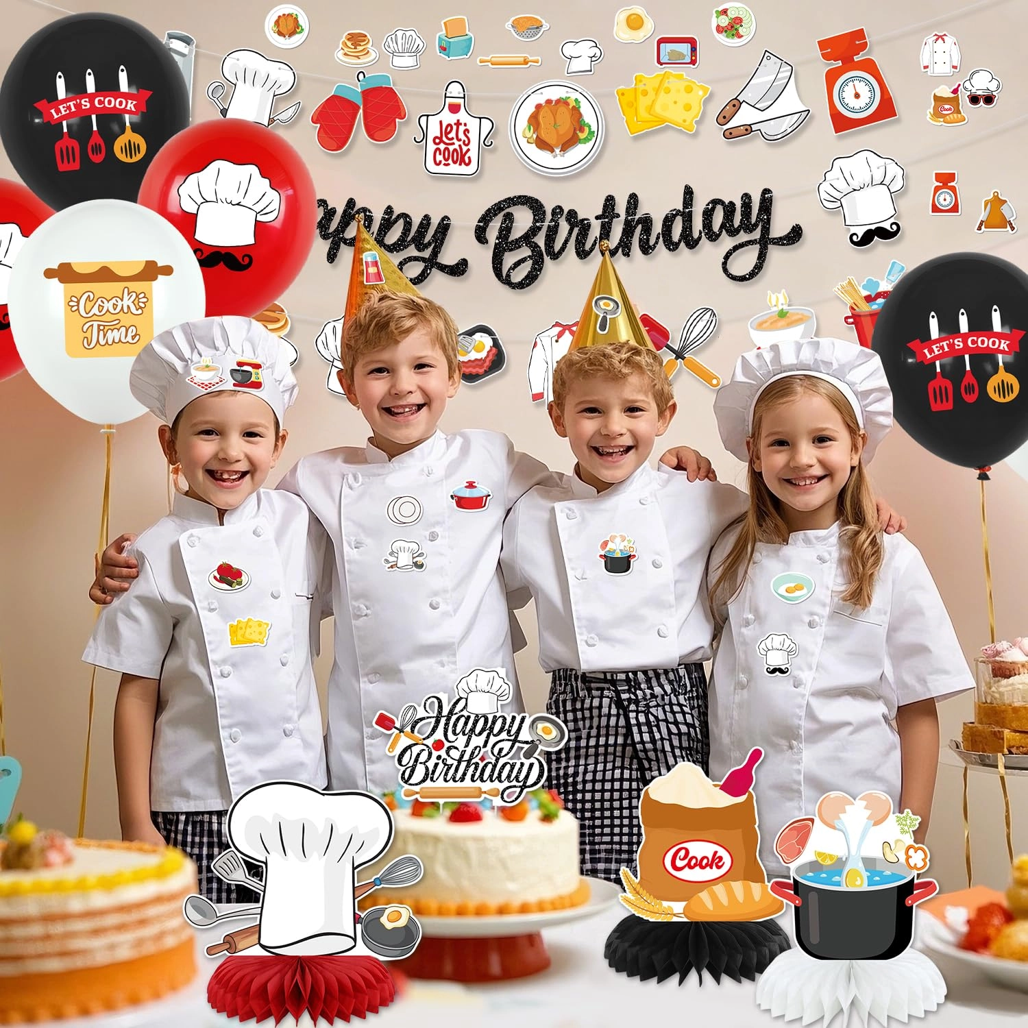 Chef Party Decorations - 20.0 Count Birthday
