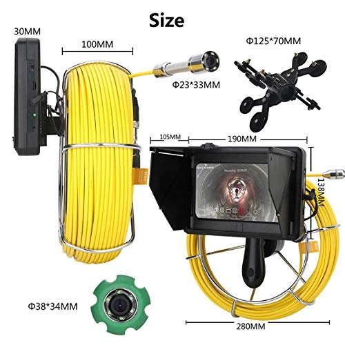 Pipe Inspection Camera - 20M/30M/40M 22Mm