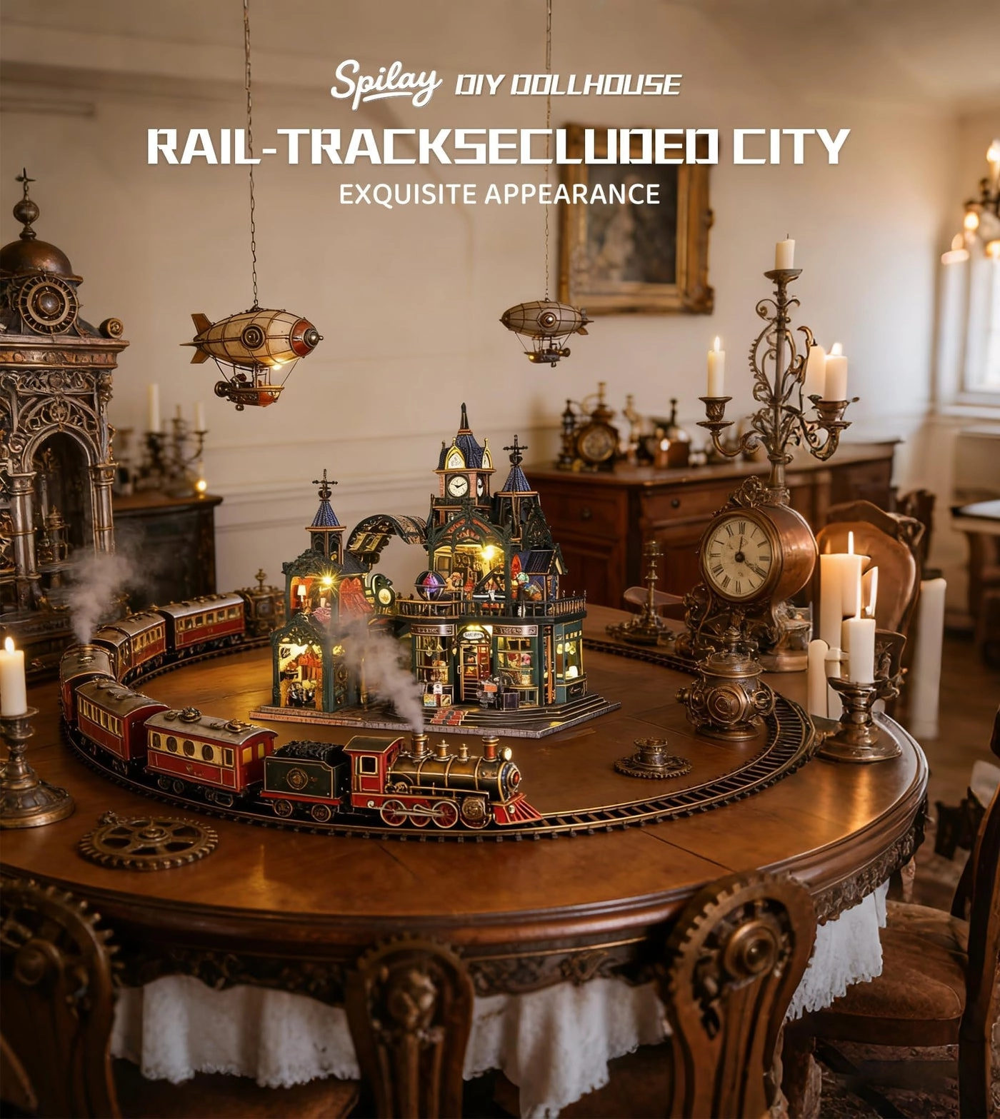 Book Nook Kit - Fantasy Train Platform