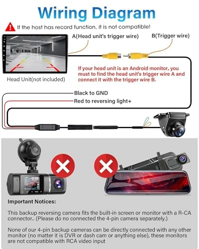 Car Backup Camera - Night vision