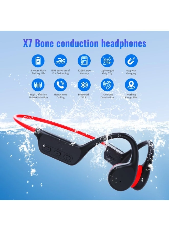 Bone Conduction Headphones Wireless Headphone