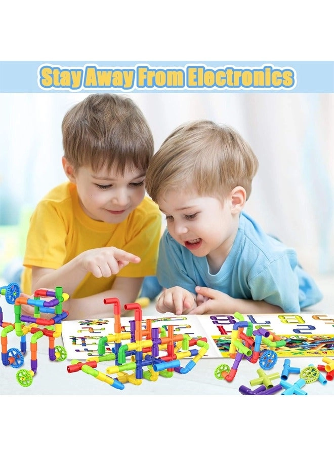 Pipe Building Blocks Set - 96 pcs