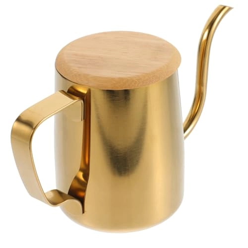 Manual Kettle - Gooseneck Stainless Steel Golden