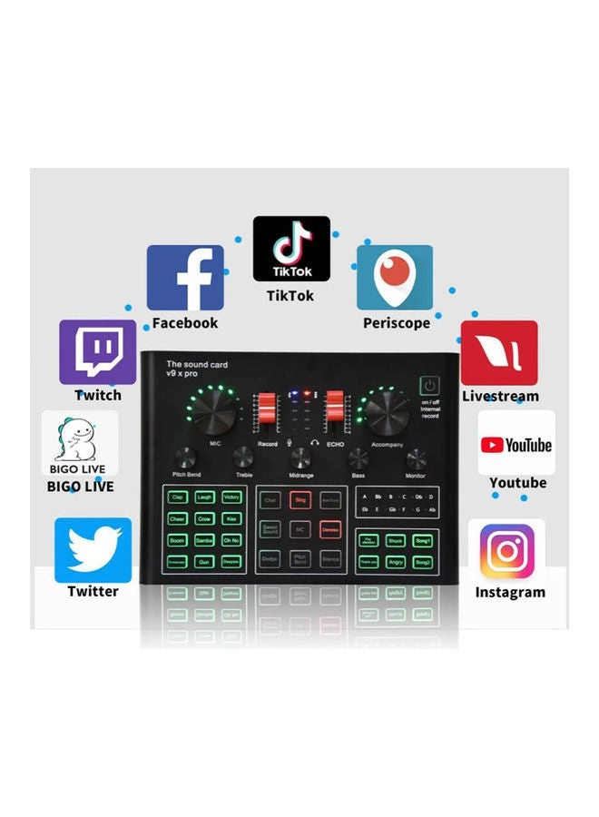 BM-800 + Live Sound Card Wired Microphone