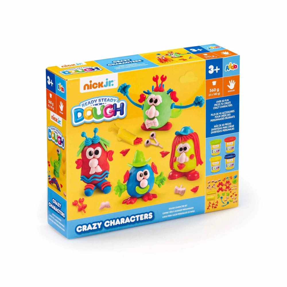 Nick Junior Crazy Characters Play Dough - 3+ years over 40 pieces