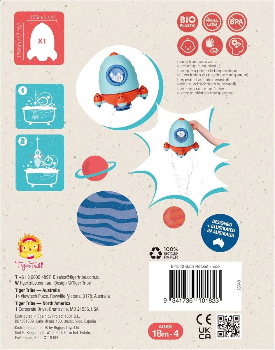 Bath Rocket-Eco - 2+ Multi Colour