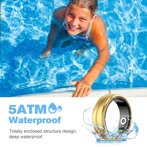 Smart Ring - LED Dispay Screen Heart Rate Sleep Tracker