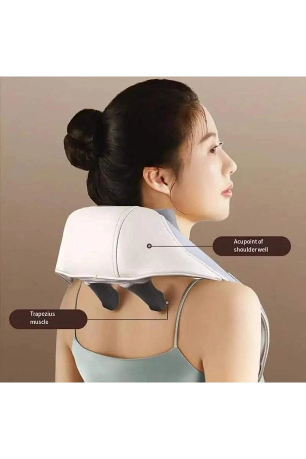 Hausberry Neck & Shoulder Massager - Heated Deep Tissue Kneading