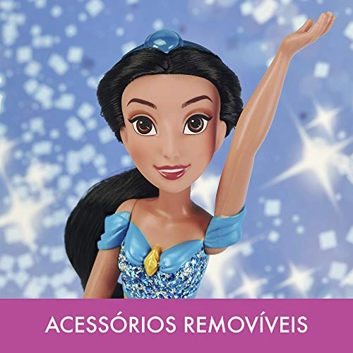 Princess Jasmine Fashion Doll - 32.5 cm Glitter Blue Ages 60+