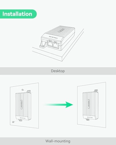 POE+ Injector - 30W IEEE802.3af/at Gigabit