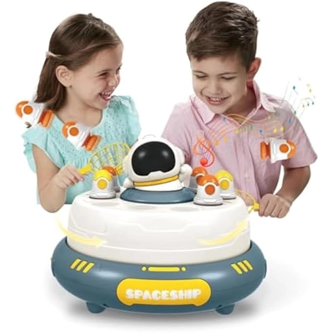 NALACAL Pop Up Rocket Board Game - 4-10 Year Old