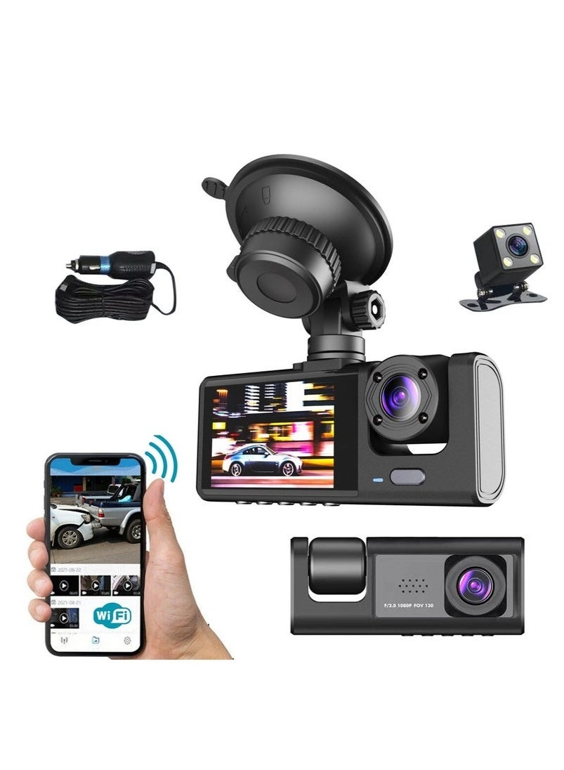 Dual Lens Dash Cam - 1080P