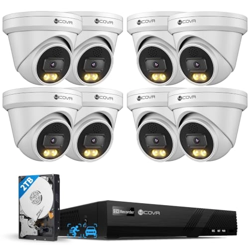 8CH NVR + 8MP Dome IP Camera