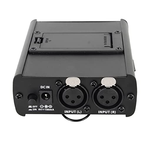 Headphone Amplifier - Dual XLR Inputs 3.5mm Output 9V Battery