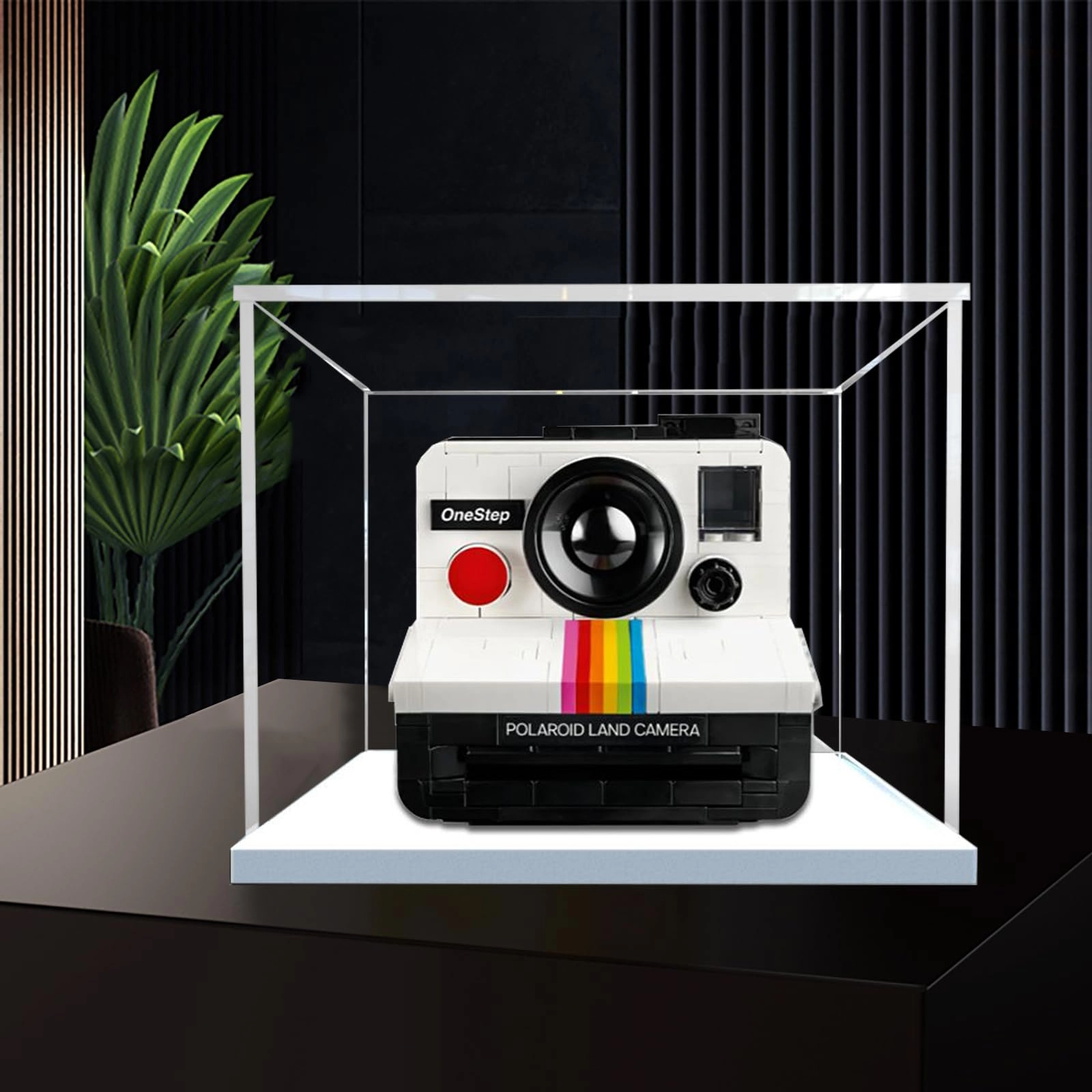 China 21345 Display Case - Acrylic Dustproof Black Base