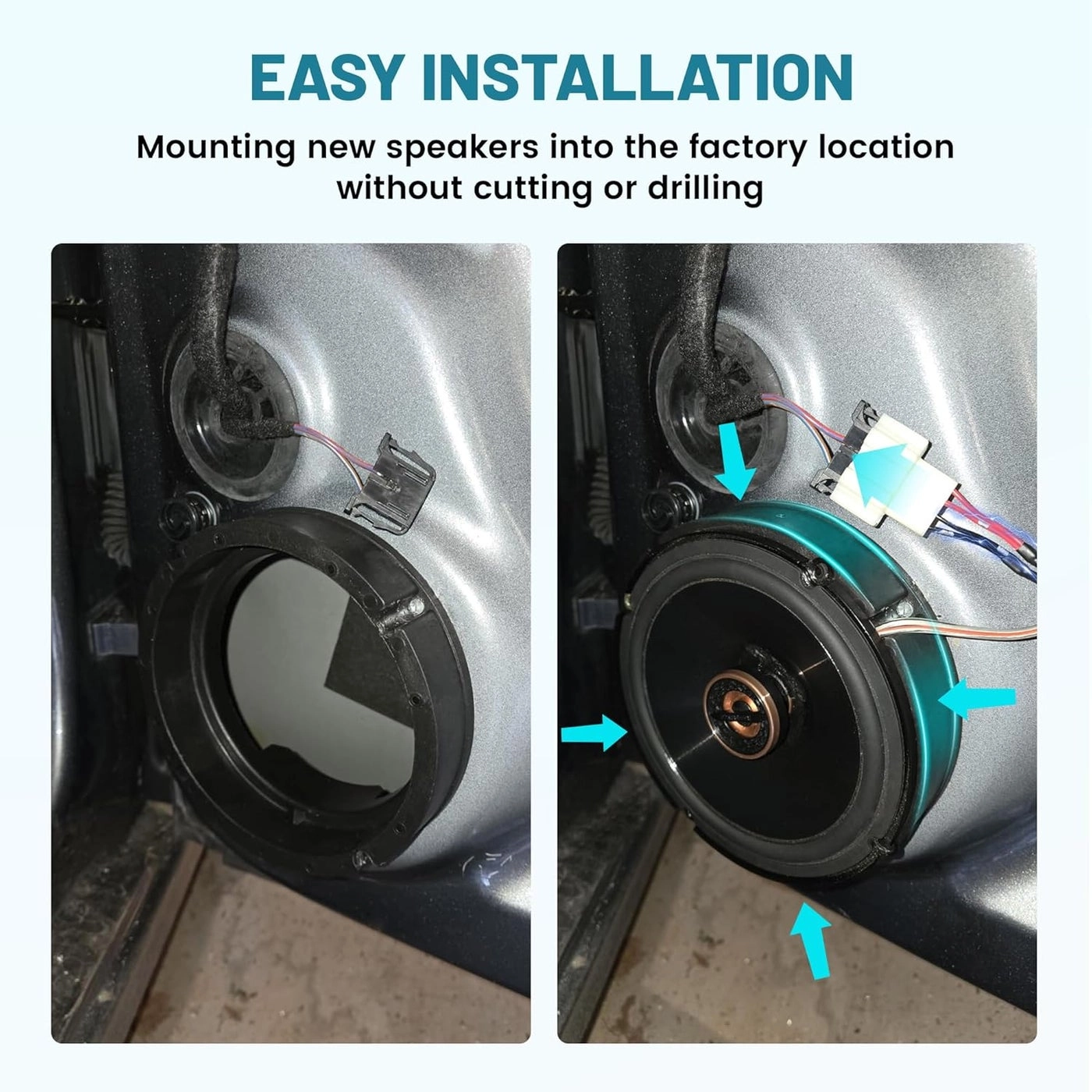 Door Speaker Adapter - 6.5-inch