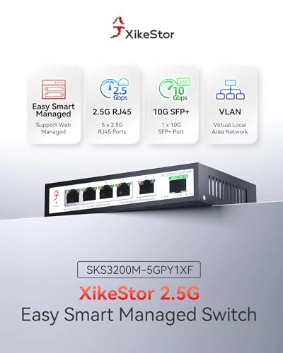 6 Port │ 5x2.5G Port │ 1x10G SFP+ 6-ports