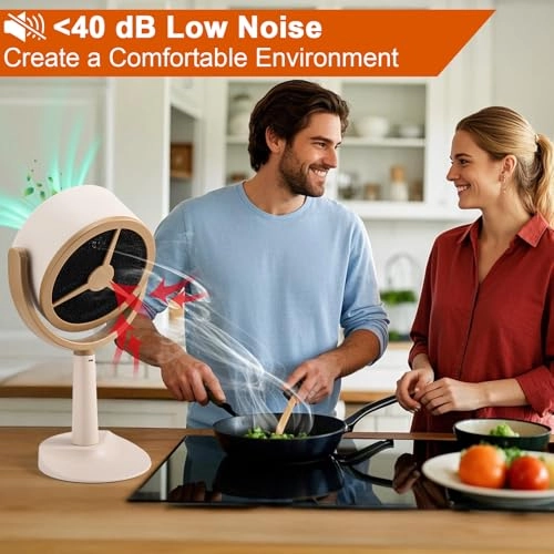 Portable Range Hood - Rechargeable 125° Adjustable Rotation Low Noise