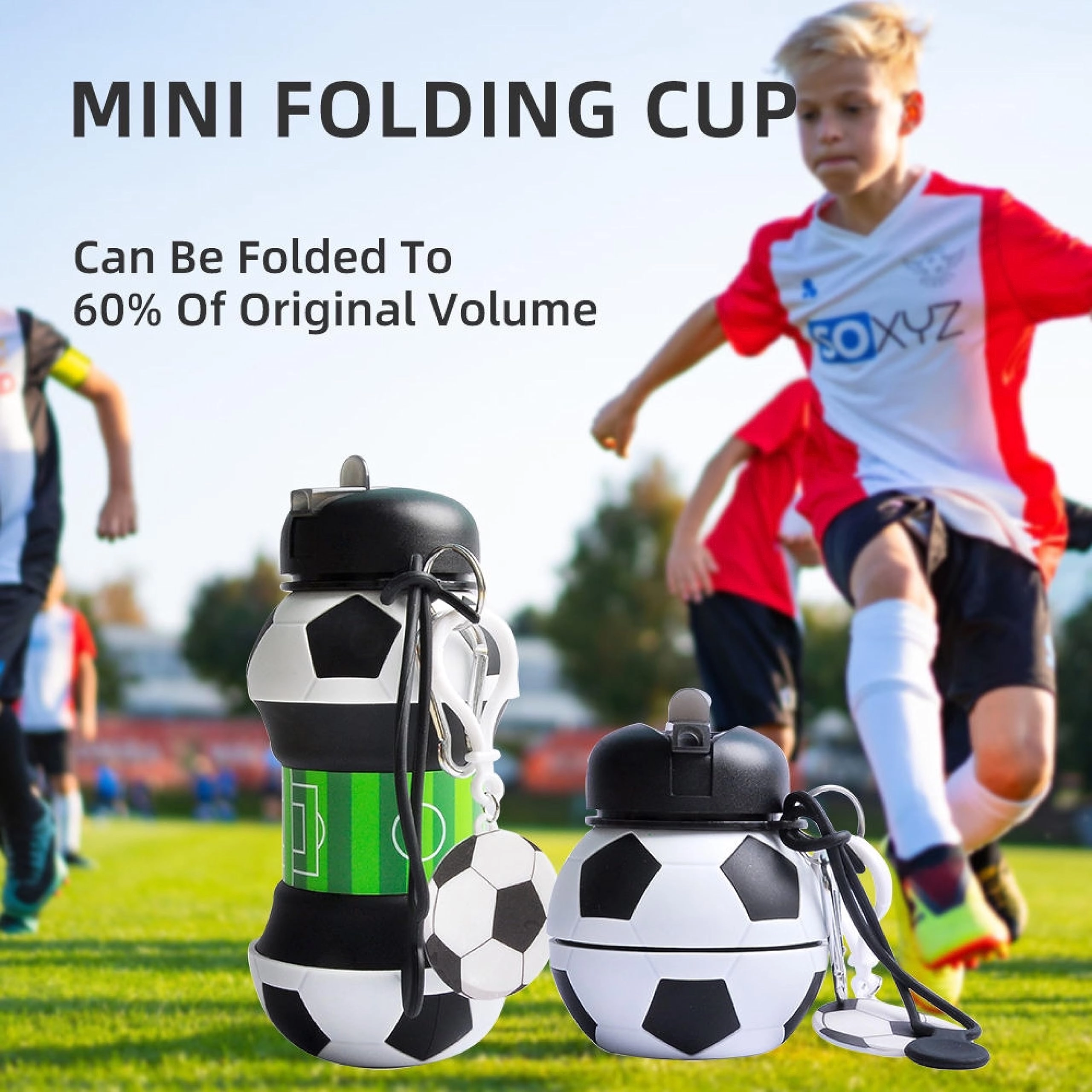 Football Water Bottle - 550 ml