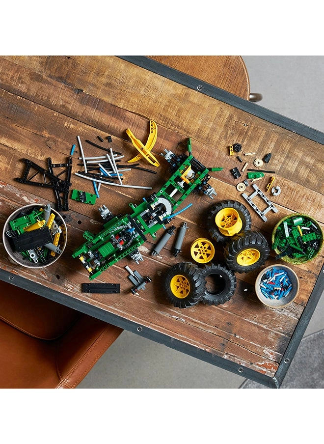 Technic John Deere 948L-II Skidder (42157) - Pneumatic functions 4-wheel drive
