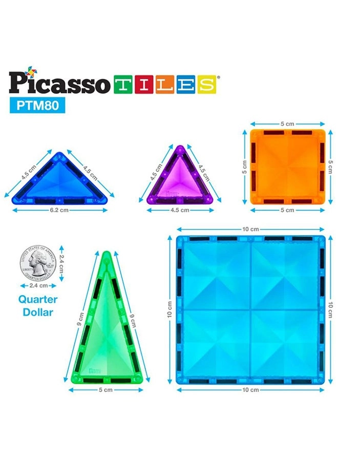 Magnetic Mini Diamond Tiles - 80 pcs