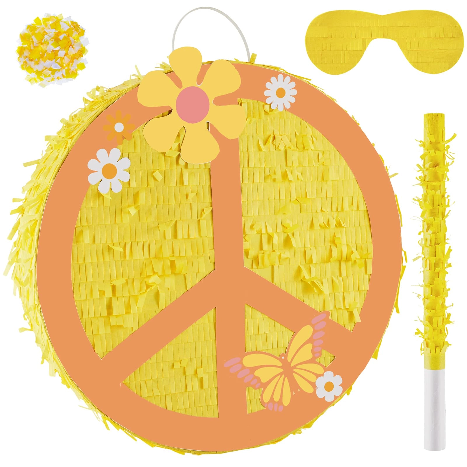 Lewtemi Peace sign pinata - 1.0 Count Birthday