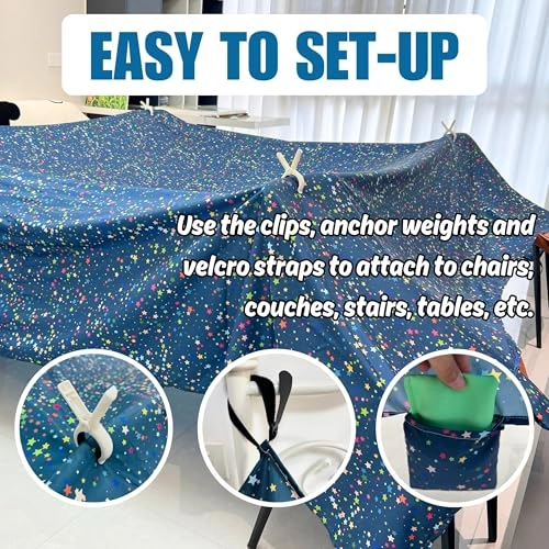 Magic Fort Building Kit - 10 x 10 feet CPC certified