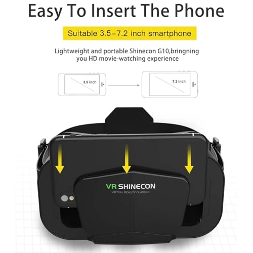 VR Headset - 3D 3.5-7.2 inch Bluetooth