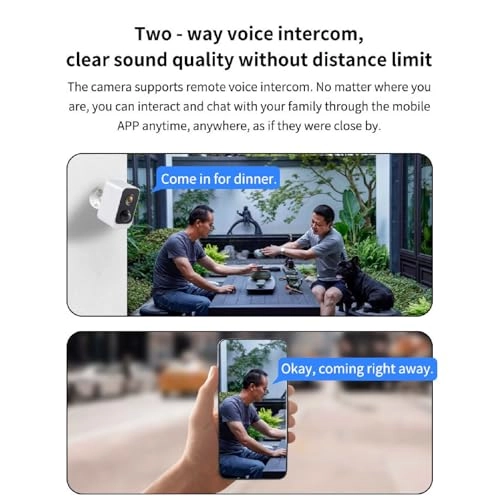 Wireless Outdoor Security Camera 2K